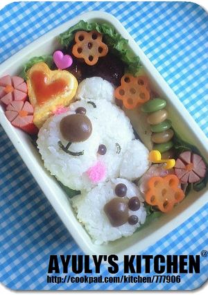白くまゴーゴ君弁当*キャラ弁*-レシピのメイン写真