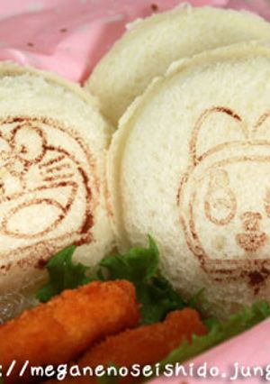 キャラ弁+ランチパック風~ドラえもん+-レシピのメイン写真