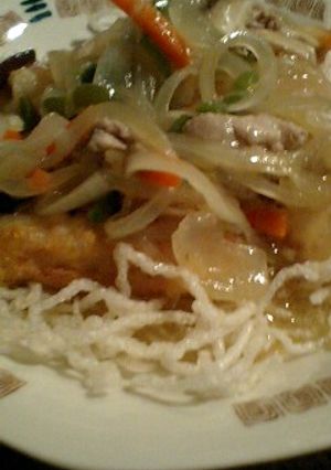 揚げ餃子の野菜あんかけ-レシピのメイン写真