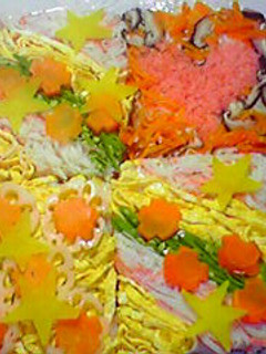 みんなでわいわい!ちらし寿司ケーキ★-レシピのメイン写真