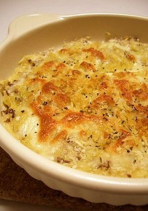 クリーミーなポテトとひき肉のグラタン-レシピのメイン写真
