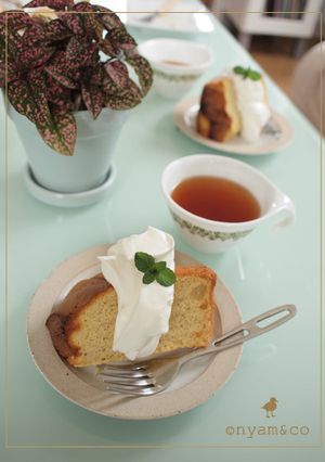 バナナのシフォンケーキ-レシピのメイン写真