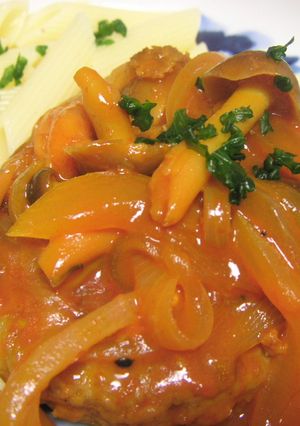 深い味★野菜ジュースde煮込みハンバーグ-レシピのメイン写真