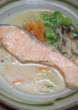 北海道風　鮭のちゃんちゃん焼きミルク仕立-レシピのメイン写真