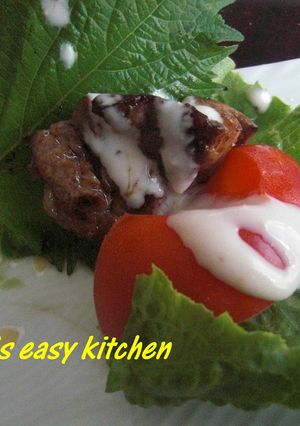 焼肉にシーザーサラダソース★-レシピのメイン写真