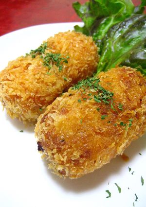 伊藤園野菜飲料でとろ～りコロッケ♬-レシピのメイン写真