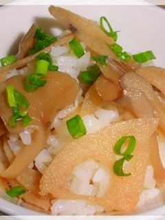 まいたけとれんこんの混ぜごはん-レシピのメイン写真