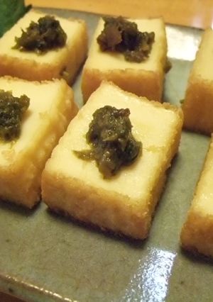 絹あげとふき味噌のおつまみ-レシピのメイン写真