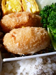 お弁当に☆豚小間でコロッケ見たいな豚カツ-レシピのメイン写真