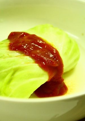 ルクエで野菜ごろごろロールキャベツ-レシピのメイン写真