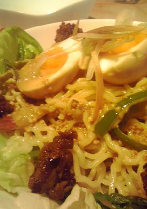 ご自宅で!ごまだれのラーメンサラダ-レシピのメイン写真