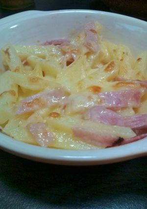 じゃがいもとハムのチーズ焼き-レシピのメイン写真