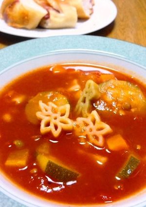 カラダ温まる❤ミネストローネ　-レシピのメイン写真