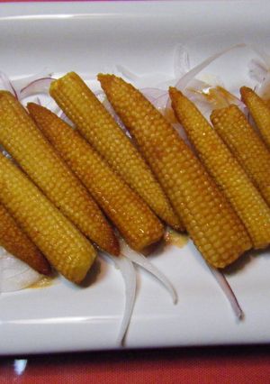 ☆ヤングコーンのピリ辛バタ醤油炒め♪♪☆-レシピのメイン写真
