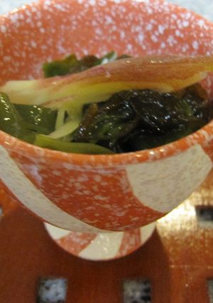 簡単！さっぱり！わかめと水菜のもずく酢-レシピのメイン写真