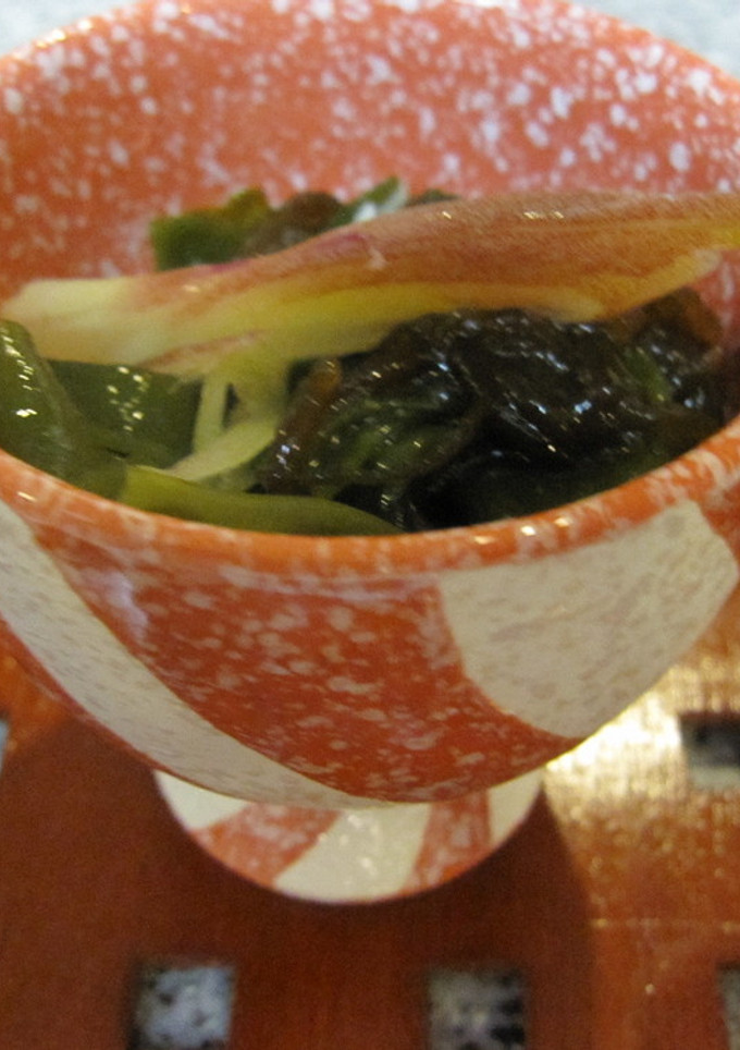 簡単！さっぱり！わかめと水菜のもずく酢-レシピのメイン写真