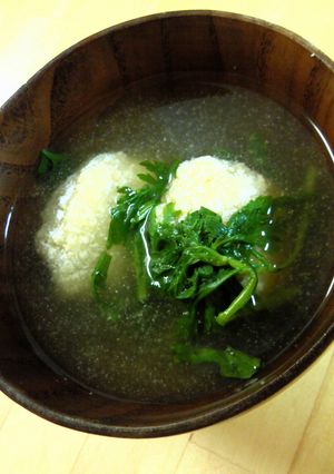 豆腐のもちもち団子汁-レシピのメイン写真