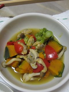 あさりと野菜のワイン煮-レシピのメイン写真