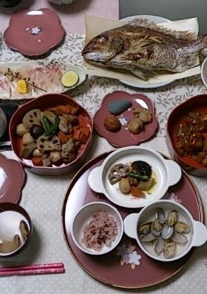 ♪お食い初め♪の献立-レシピのメイン写真