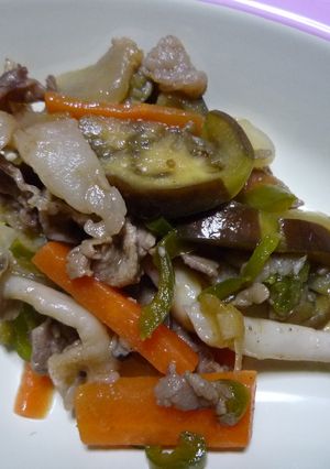野菜たっぷり焼肉のたれ炒め♪-レシピのメイン写真