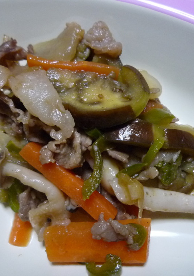 野菜たっぷり焼肉のたれ炒め♪-レシピのメイン写真