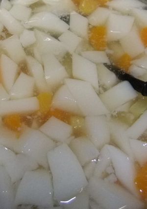 ぷるぷる♡激ウマ!定番杏仁豆腐-レシピのメイン写真