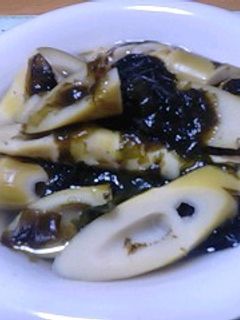 若竹とわかめの煮物-レシピのメイン写真