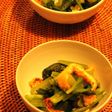 小松菜と油揚げのおひたし・柚子胡椒風味