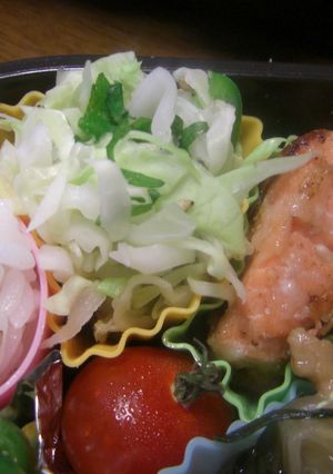 キャベツと大葉で弁当隙間埋め☆-レシピのメイン写真