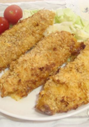 即効☆低カロ☆ささみのカレーチーズピカタ-レシピのメイン写真