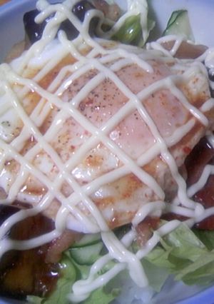 豚とナスのﾋﾟﾘ辛丼♪-レシピのメイン写真