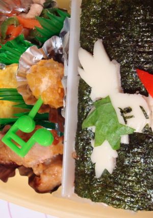 シェイミ☆ポケモンのキャラ弁-レシピのメイン写真