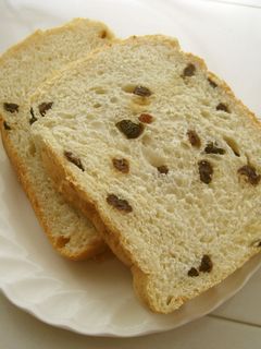 ホームベーカリーで ふわふわレーズンパン-レシピのメイン写真