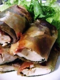 鶏ささみの梅春巻き-レシピのメイン写真