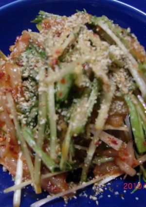 ずぼらな水菜キムチ和え☆-レシピのメイン写真