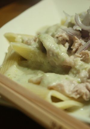 そらまめクリームの冷しゃぶパスタ-レシピのメイン写真