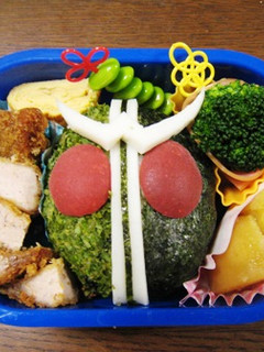 仮面ライダーW弁当☆キャラ弁-レシピのメイン写真
