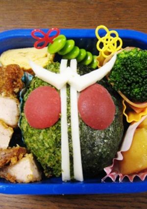 仮面ライダーＷ弁当☆キャラ弁-レシピのメイン写真