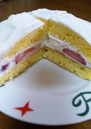 超簡単いちごのショートケーキもどき-レシピのメイン写真