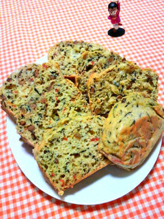 余りひじき煮でノンオイルお豆腐ケークサレ-レシピのメイン写真
