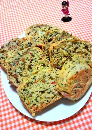 余りひじき煮でﾉﾝｵｲﾙお豆腐ｹｰｸｻﾚ-レシピのメイン写真