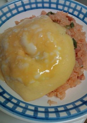 レンジでオムライス-レシピのメイン写真