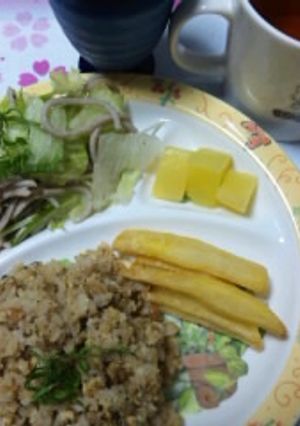 納豆炒飯…おから入り-レシピのメイン写真