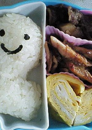 てるてる坊主☆キャラ弁-レシピのメイン写真