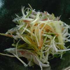 รูปของ 爽やか～♪アジと香味野菜の酢味噌和え