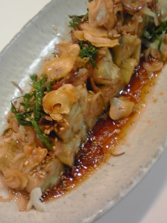 ちょっぴりご馳走風?焼きナスの薬味ダレ♪-レシピのメイン写真