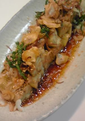 ちょっぴりご馳走風？焼きナスの薬味ダレ♪-レシピのメイン写真