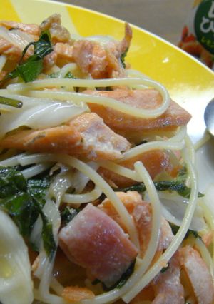 鮭レモンのサッパリパスタ！-レシピのメイン写真