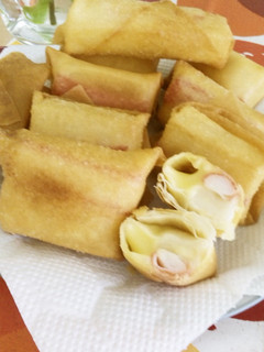 おもちとチーズの春巻き♪-レシピのメイン写真