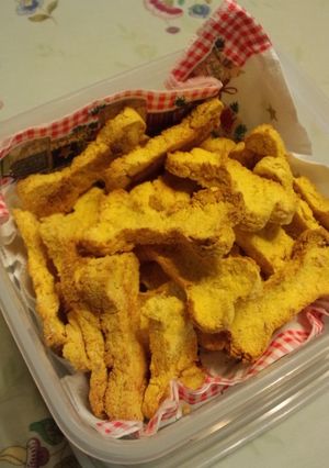 ワンちゃんのためのおからクッキー-レシピのメイン写真